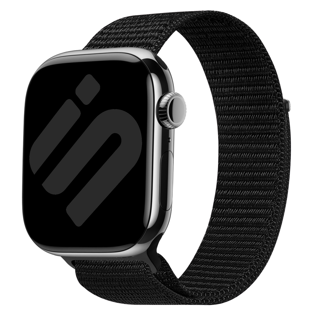 Apple Watch Nylon Strap In Black Color For Apple Watch