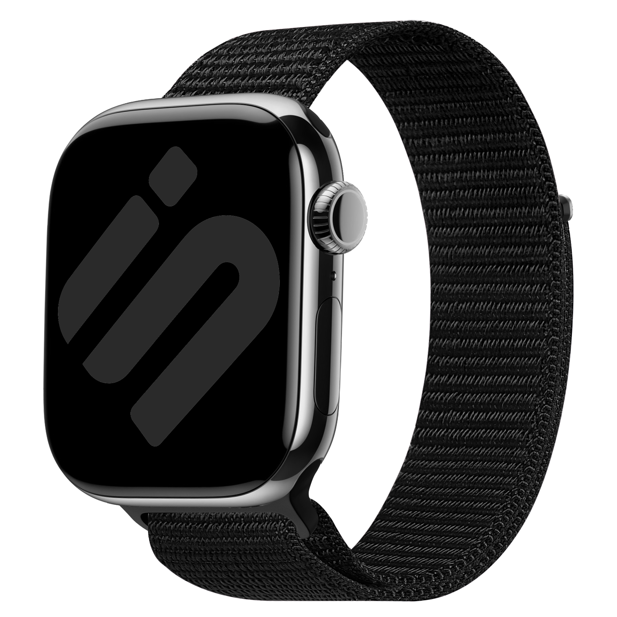 Apple Watch Nylon Strap In Black Color For Apple Watch