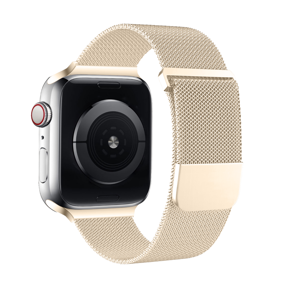 Retro Gold Classic Milanese Loop For Apple Watch Band
