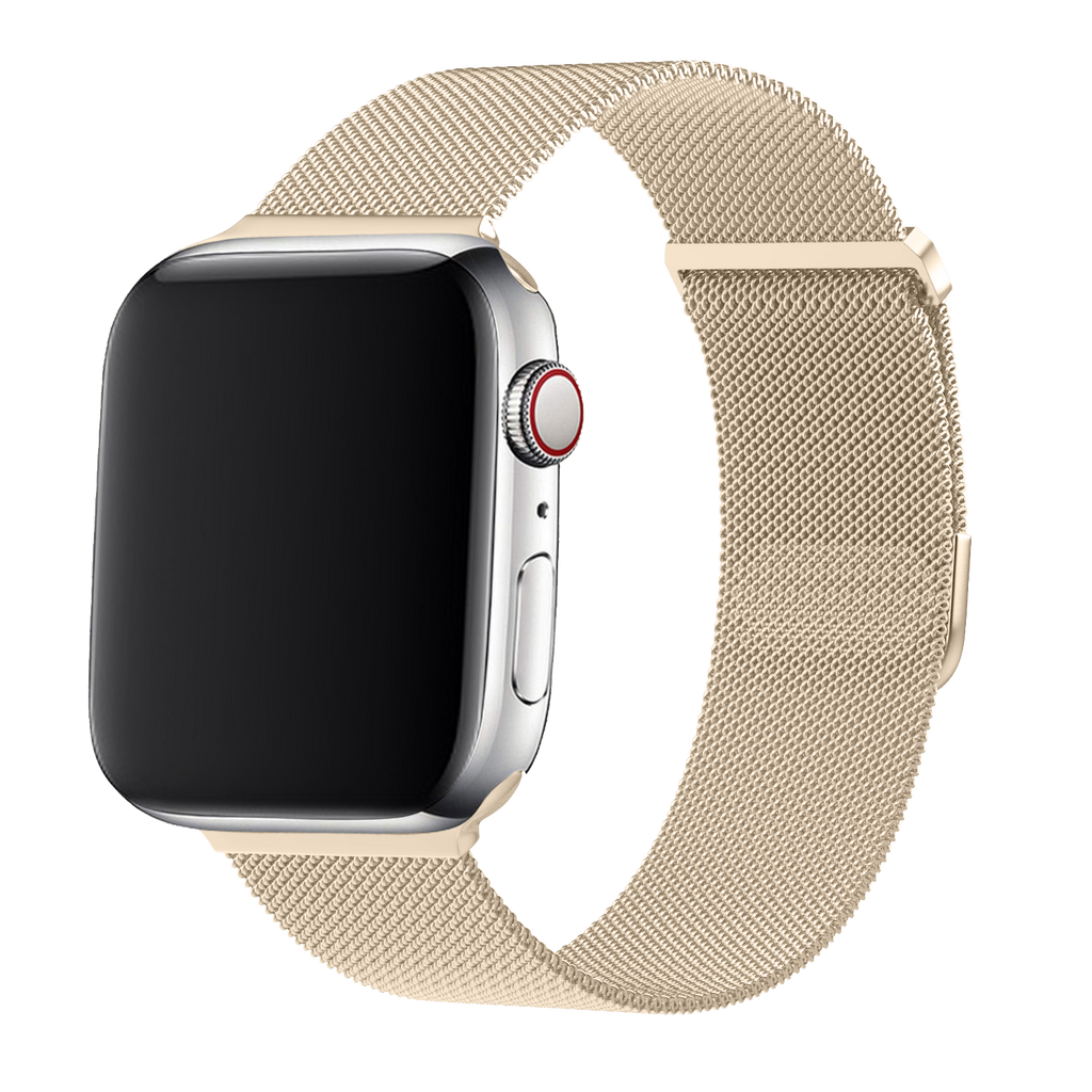 Retro Gold Classic Milanese Loop For Apple Watch Band