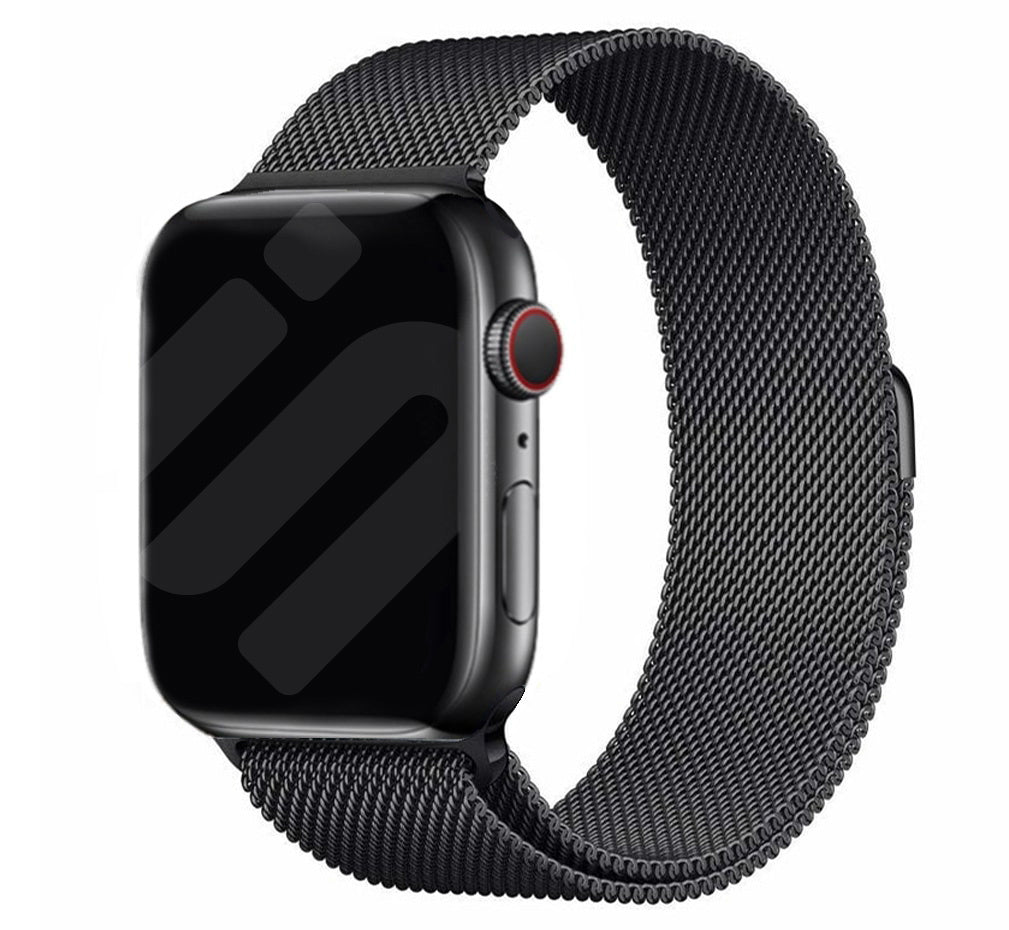 Apple Watch Band Edition Milanese Strap In Black Finish
