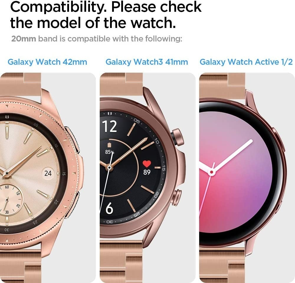 Pink Milanese Strap For Samsung Galaxy Watch 3 41mm