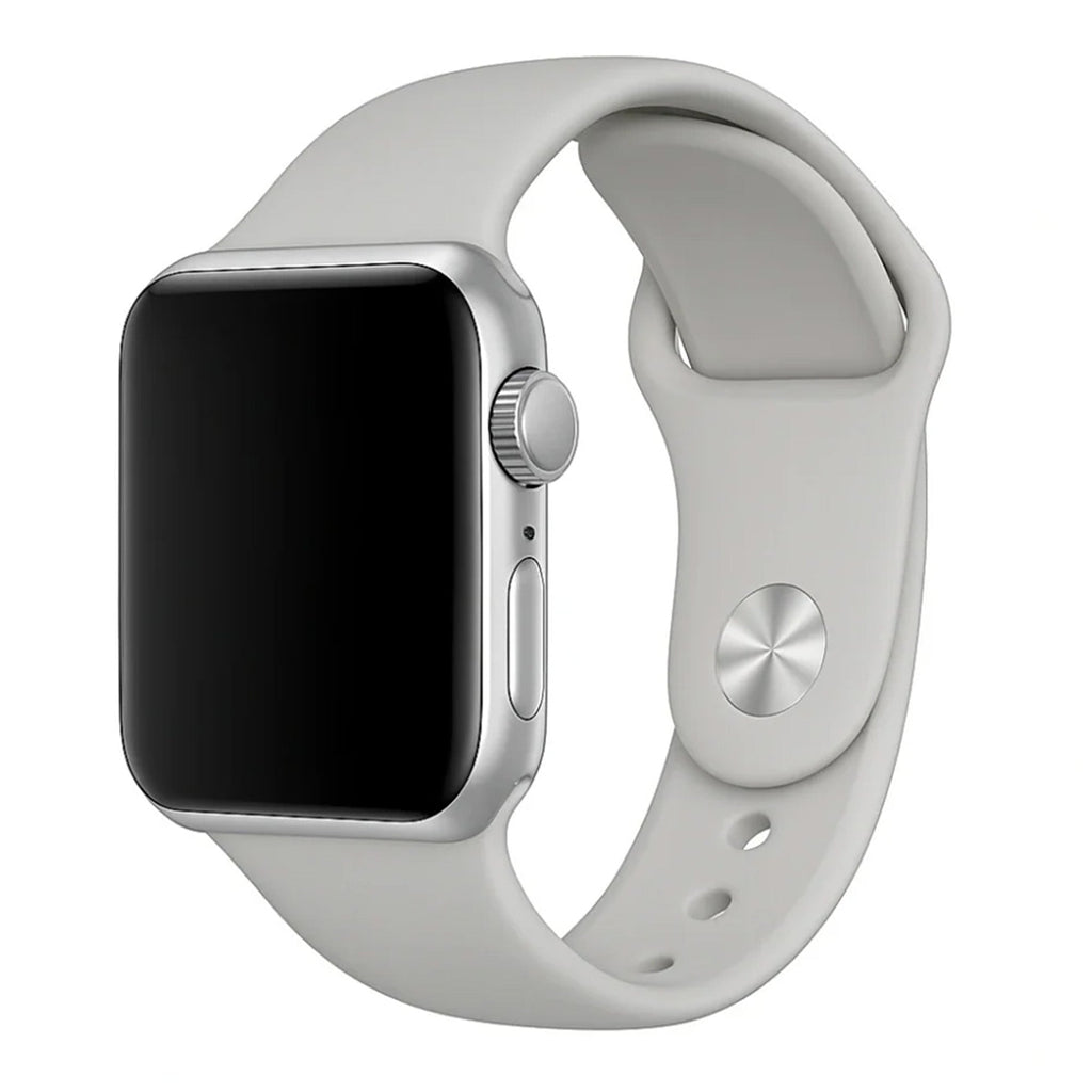 Apple Watch Grey Color Silicone Strap For Apple Watch