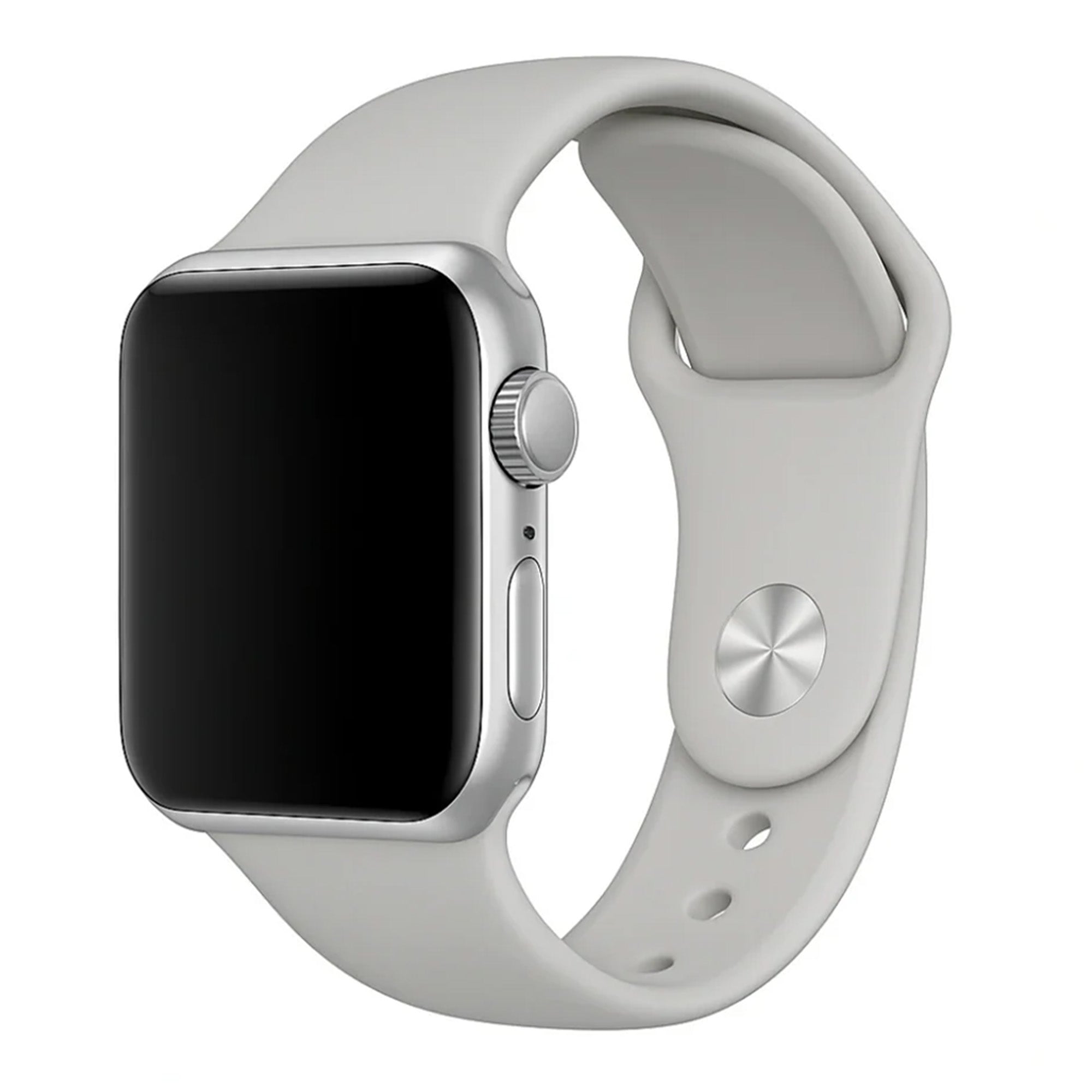 Apple Watch Grey Color Silicone Strap For Apple Watch
