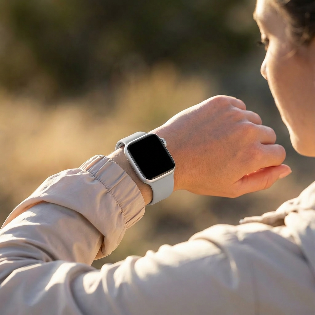 Apple Watch Grey Color Silicone Strap For Apple Watch