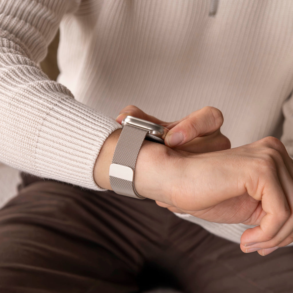 Milanese-Style Starlight Band For Apple Watch Everyday Wear