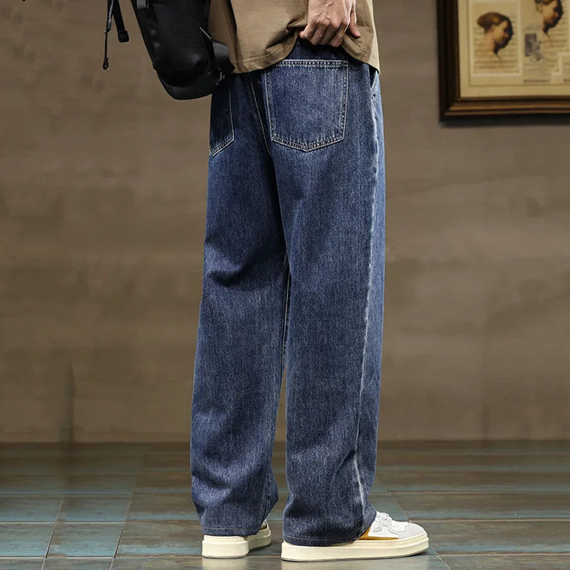 Dalton | Baggy Jeans til Mænd med Snoretræk og Bred Ben 2