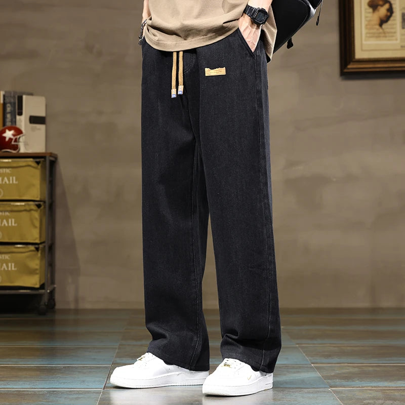 Dalton | Baggy Jeans til Mænd med Snoretræk og Bred Ben 4