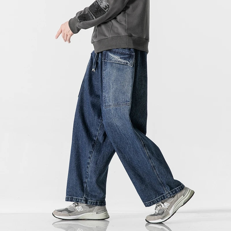 Darren | Bred Ben Cargo Jeans til Mænd for Ultimativ Komfort 1