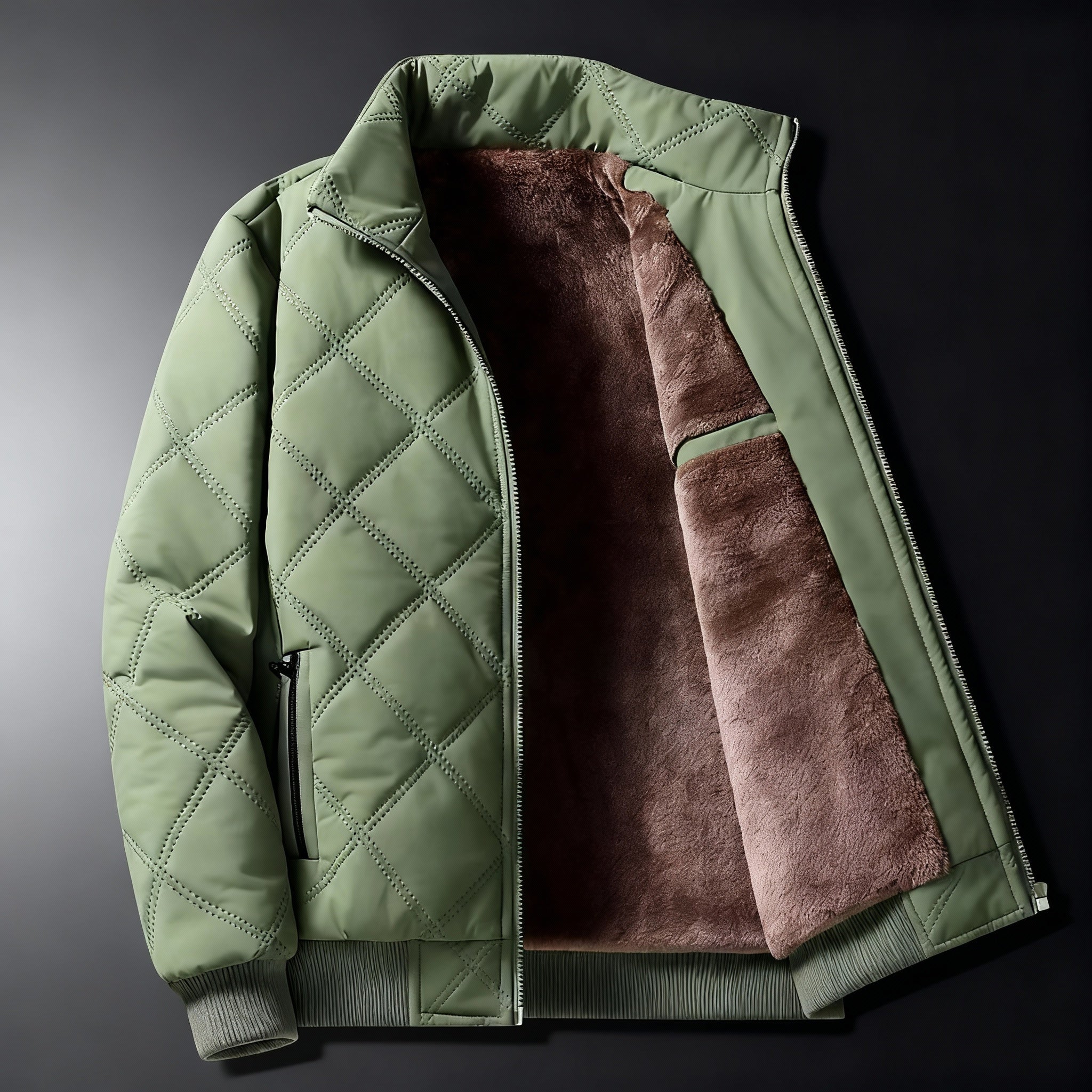 Wexa Fleecejakke | Vindafvisende, Quiltet Design, Fleece Foring 2