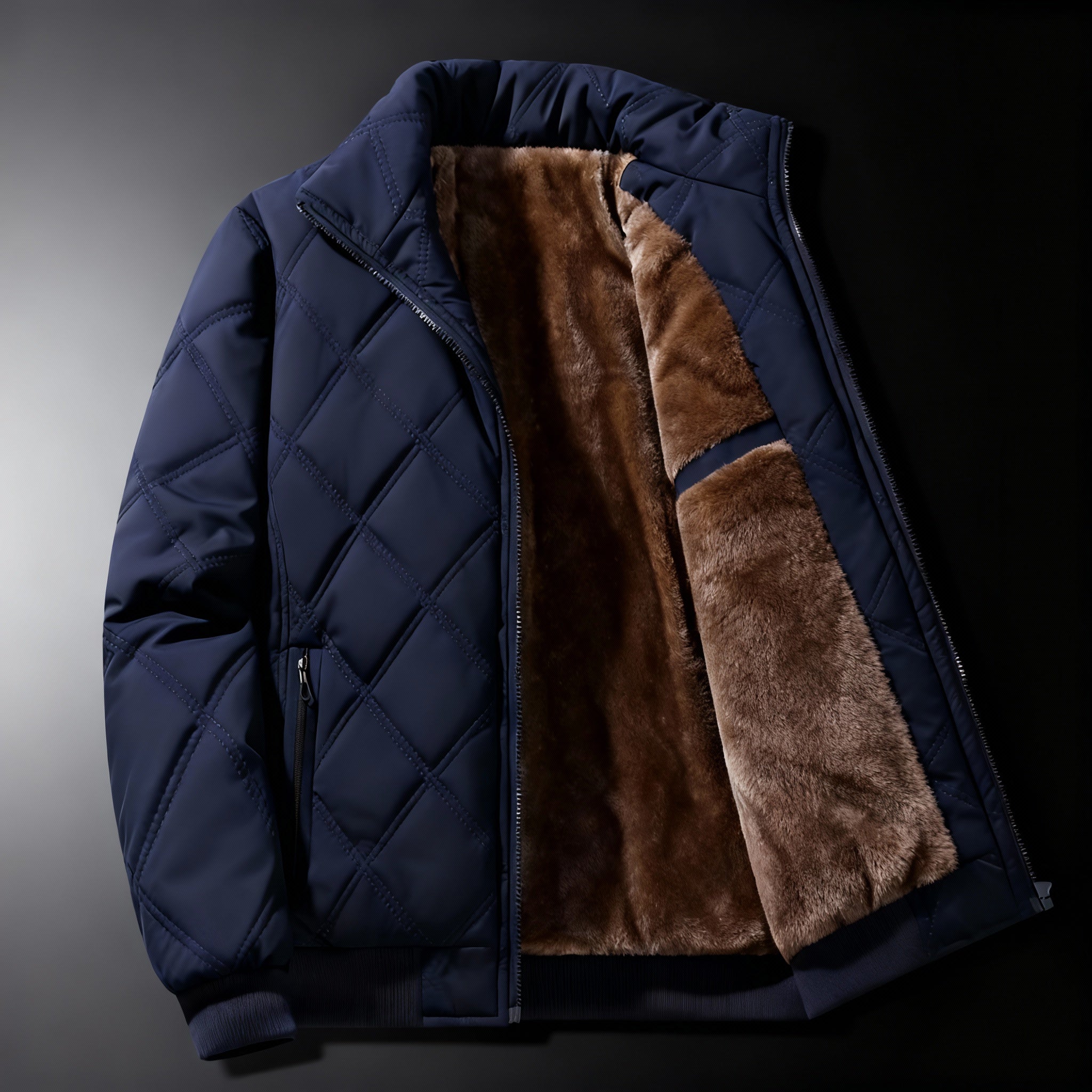 Wexa Fleecejakke | Vindafvisende, Quiltet Design, Fleece Foring 3