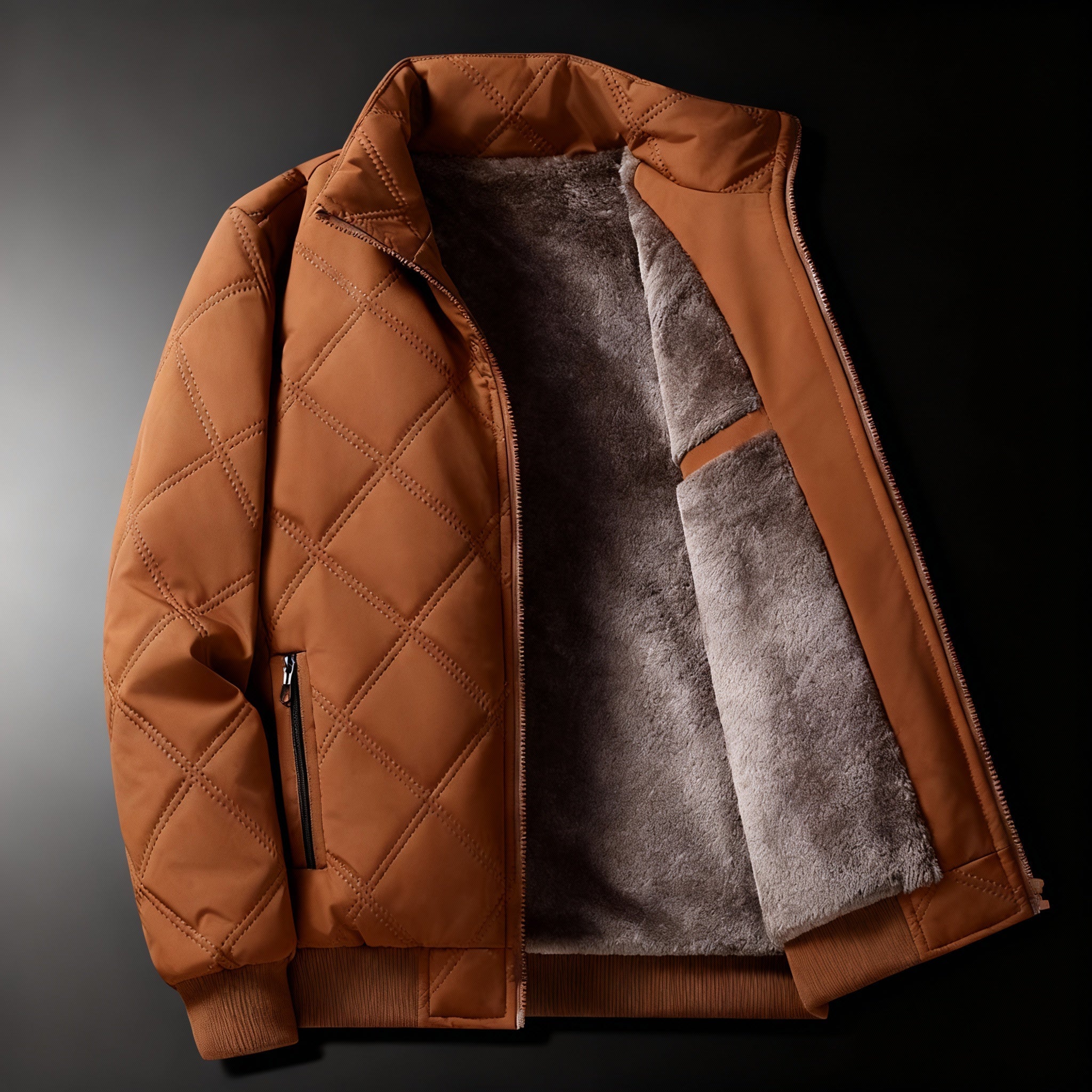 Wexa Fleecejakke | Vindafvisende, Quiltet Design, Fleece Foring 4