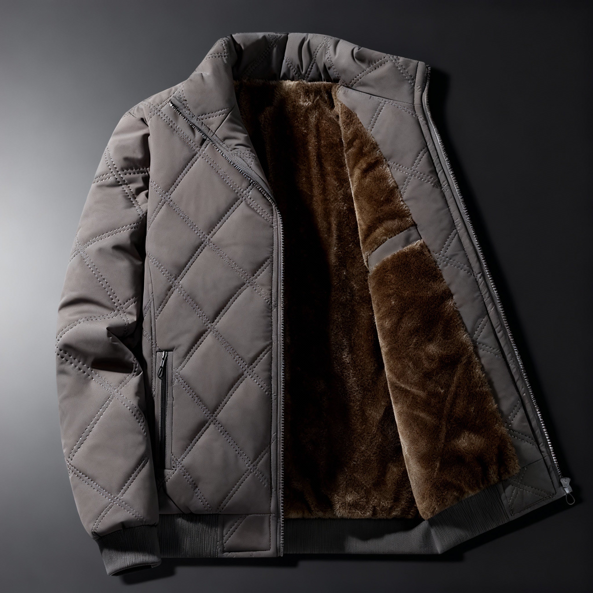 Wexa Fleecejakke | Vindafvisende, Quiltet Design, Fleece Foring 5