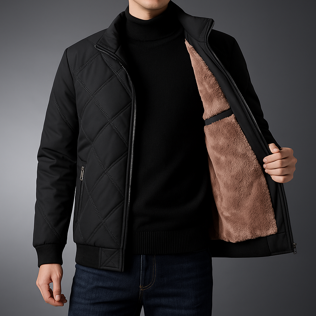 Wexa Fleecejakke | Vindafvisende, Quiltet Design, Fleece Foring 6