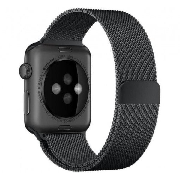 Apple Watch Band Edition Milanese Strap In Black Finish