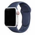 Blue Silicone Watch Strap for Apple Watch Band Replacement