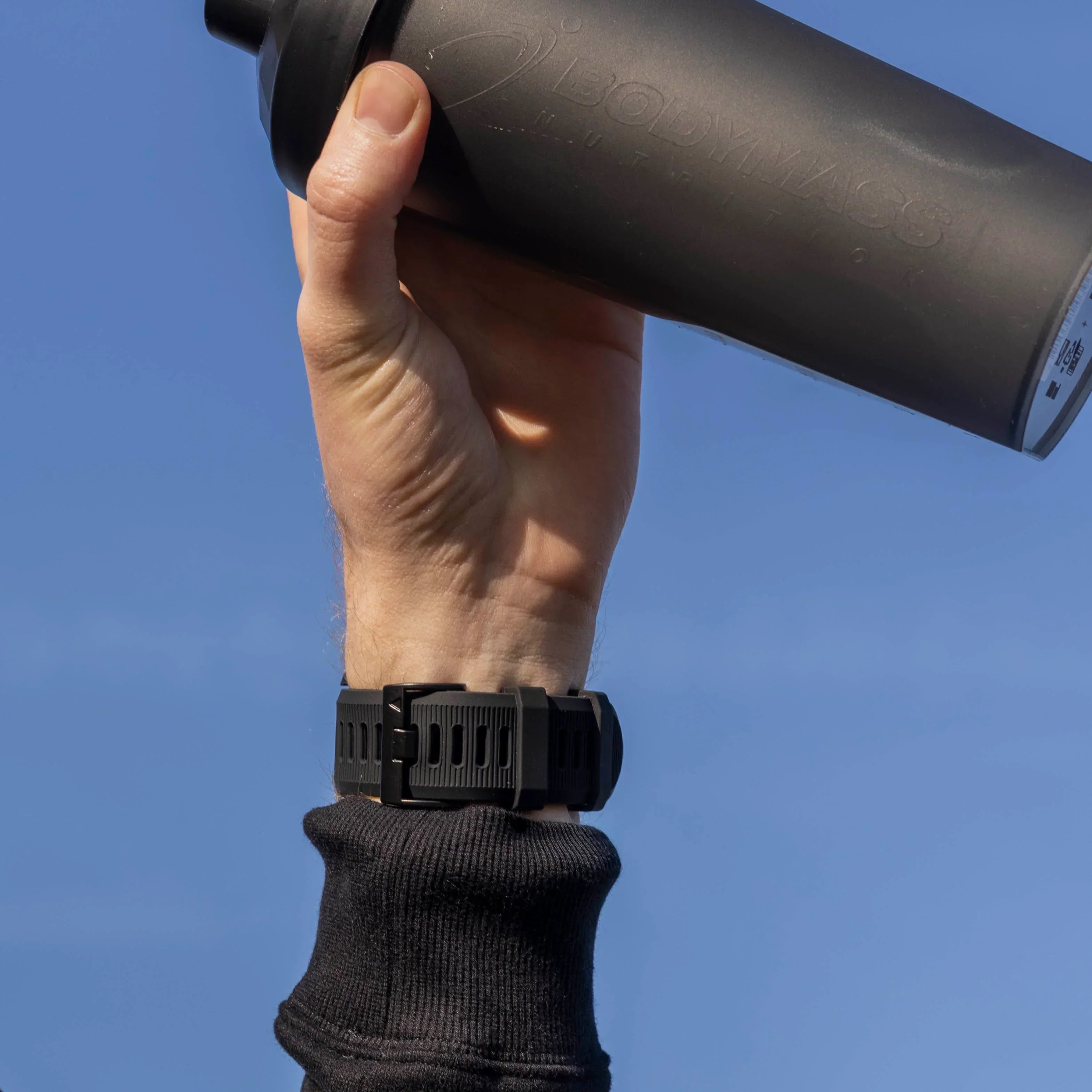 Garmin Fenix 5 Plus and Fenix 6 Pro Black Silicone Watch Strap