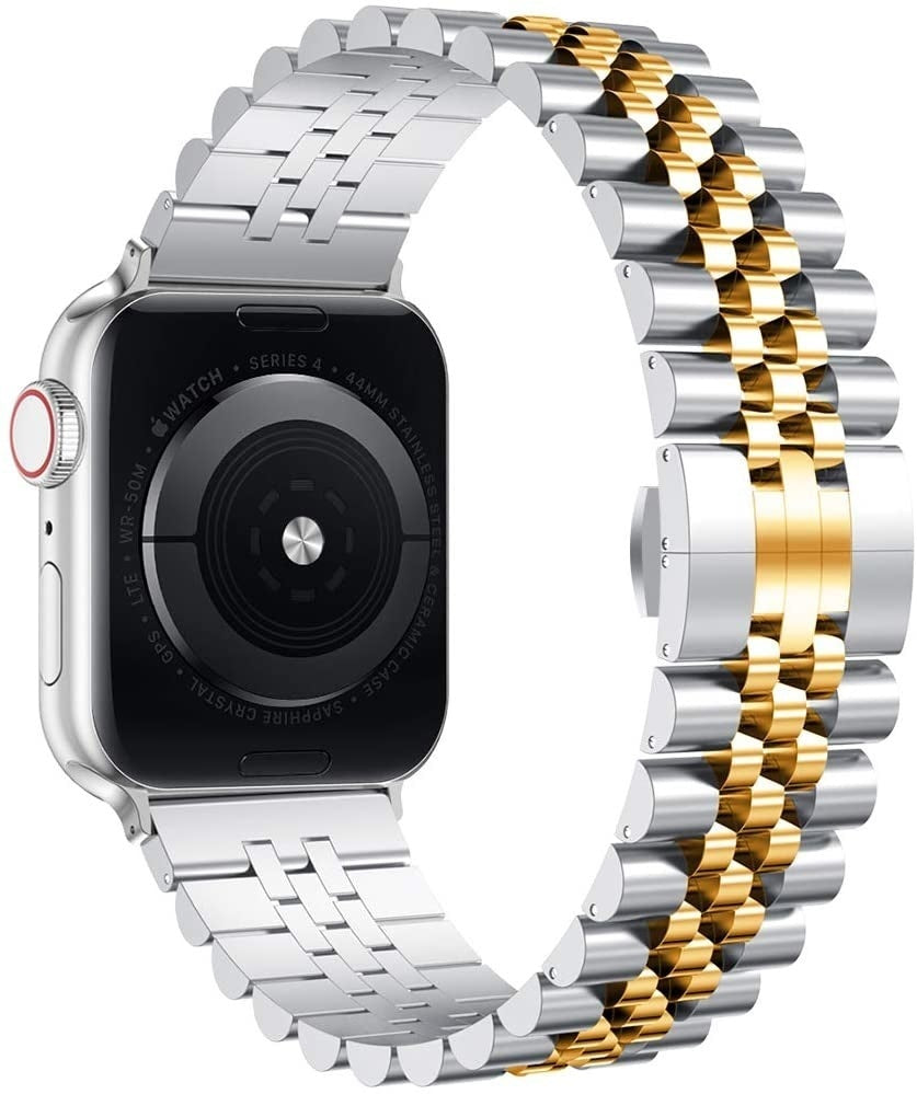 Apple Watch Jubilee Steel Band In Silver Or Gold For Apple Watch