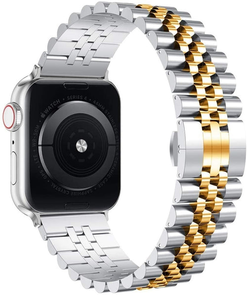 Apple Watch Jubilee Steel Band In Silver Or Gold For Apple Watch