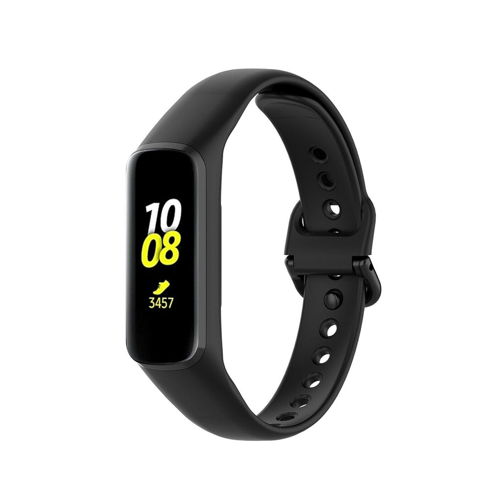 Samsung Galaxy Fit 2 Replacement Black Silicone Wristband