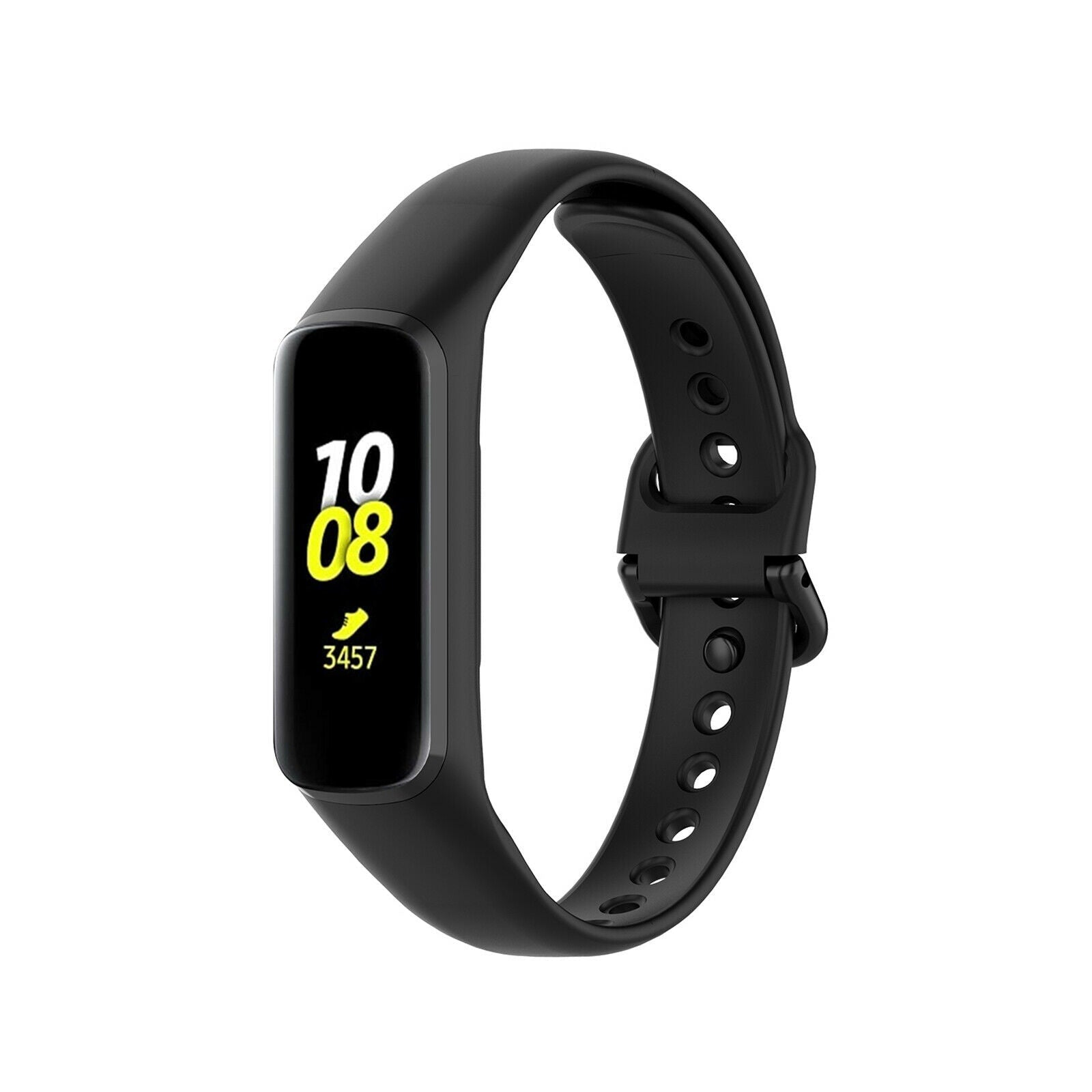 Samsung Galaxy Fit 2 Replacement Black Silicone Wristband