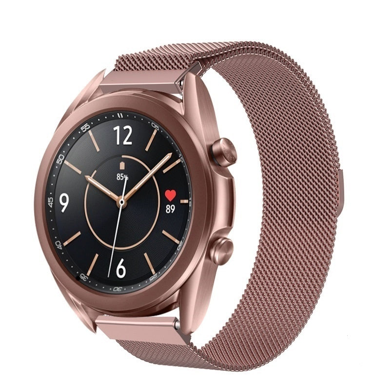 Pink Milanese Strap For Samsung Galaxy Watch 3 41mm