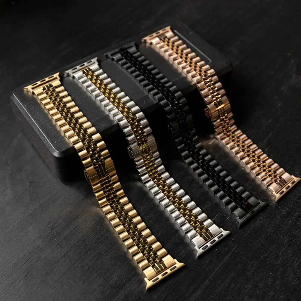 Apple Watch Jubilee Steel Band In Silver Or Gold For Apple Watch